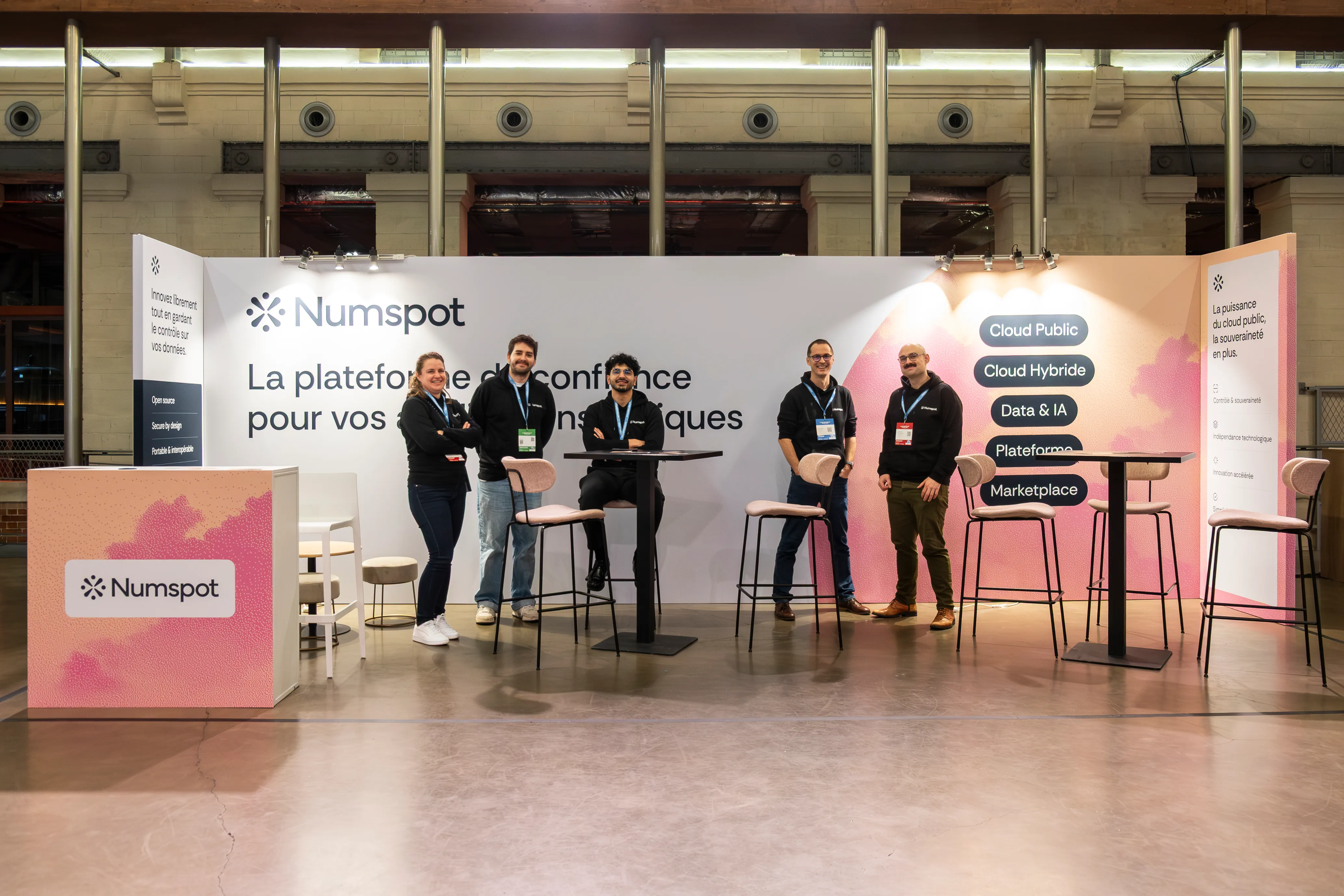 Numspot booth at Cloud Native Days France 2026